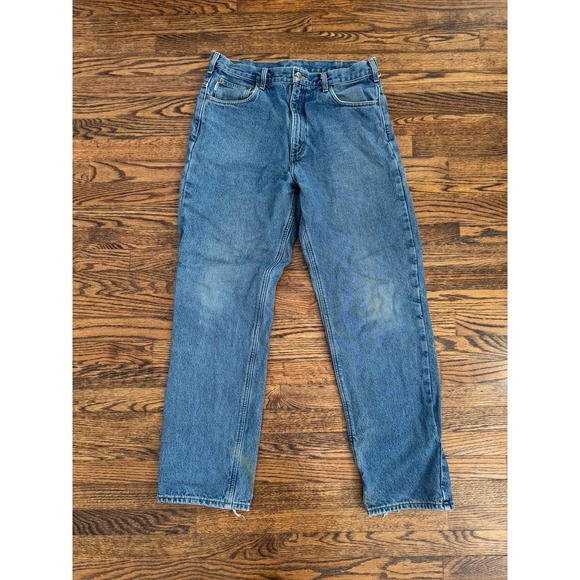 Carhartt Other - Vintage Carhartt Insulated Flannel Lined Workwear Denim Jeans Pants 36 X 34